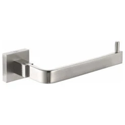 Bathroom Tissue Holder Without Cover, Brushed Nickel