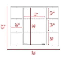 FM FURNITURE Valdez Medicine Cabinet, White -Warm Bathroom f741a69603650d4d 7927 w800 h800 b1 p0