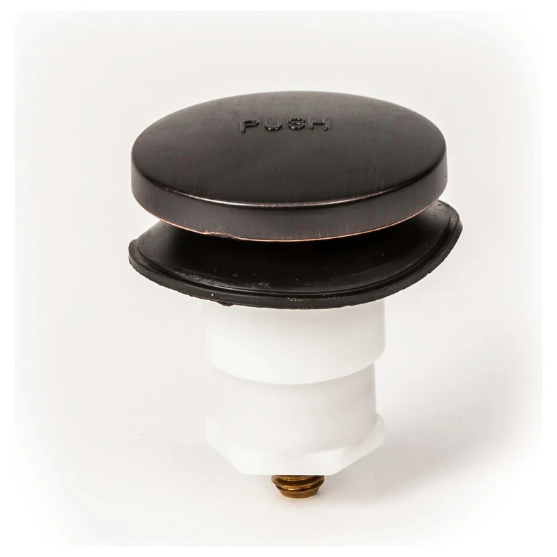 ToeTouch Bathtub Drain Trim Kit With 2 Hole Face Plate, Oil Rubbed Bronze 3 ToeTouch Bathtub Drain Trim Kit With 2 Hole Face Plate, Oil Rubbed Bronze - Image 3