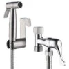 Wellfor Handheld Bidet Sprayer Attachment For Toilet, Sliver