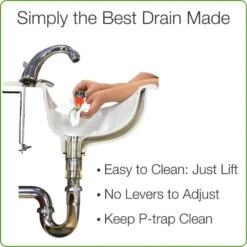 Patented Pop Down Drain, Fully Finished, Pvd Polished Nickel -Warm Bathroom f881783609d636b9 9759 w800 h800 b0 p0