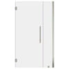 Swing Out Shower Door Ultra-E, Brushed Nickel, Brushed Nickel, 48-49"x72"