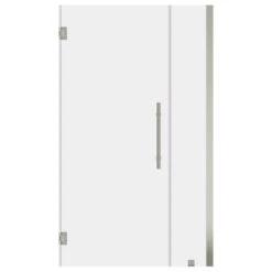 Swing Out Shower Door Ultra-E, Brushed Nickel, Brushed Nickel, 48-49"x72"