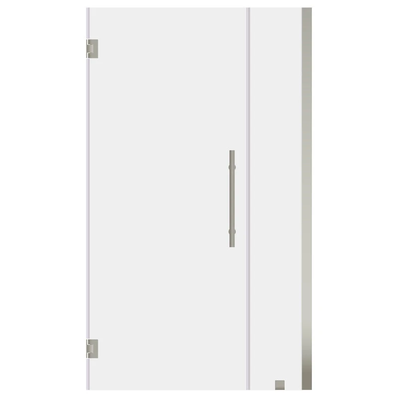 Swing Out Shower Door Ultra-E, Brushed Nickel, Brushed Nickel, 48-49"x72" 1 Swing Out Shower Door Ultra-E, Brushed Nickel, Brushed Nickel, 48-49"x72"
