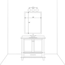 Ellis Framed Wall Mirror, Satin Nickel, 28"x36" 19 Ellis Framed Wall Mirror, Satin Nickel, 28"x36" -Warm Bathroom f8b1294403ebb42c 1813 w800 h800 b1 p0