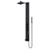 VIGO Bowery Square Spray Head Shower System With Tub Filler, Matte Black