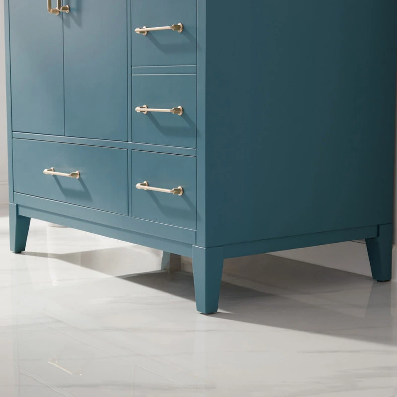 Sutton Royal Green Bathroom Vanity Set, 36", Without Mirror 8 Sutton Royal Green Bathroom Vanity Set, 36", Without Mirror - Image 8