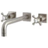 KS6028BX Wall Mount Tub Faucet, Brushed Nickel