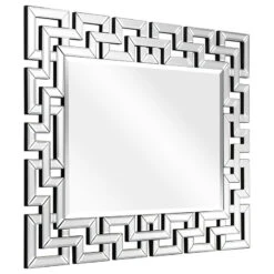 Rectangular Antique Wall Mirror, 0.75" Beveled Center, 40"x 31" Bathroom Mirror -Warm Bathroom fb31787201b09112 7298 w800 h800 b1 p0