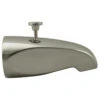 Rear Diverter 5.5" Tub Spout In Satin Nickel