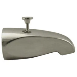 Rear Diverter 5.5" Tub Spout In Satin Nickel