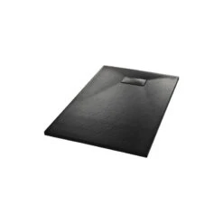 VidaXL Shower Base Tray SMC Black 39.4"x31.5" Bathroom Base Shower Receptor