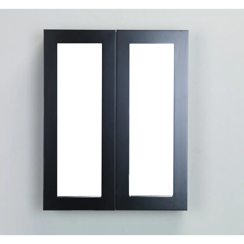 Eviva Tux 24" Wall Mount Medicine Cabinet, Espresso 2 Eviva Tux 24" Wall Mount Medicine Cabinet, Espresso - Image 2