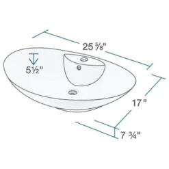 V210 Porcelain Vessel Sink, White, 732 Vessel Faucet, Brushed Nickel -Warm Bathroom fdd17b560c41188b 1268 w800 h800 b1 p0