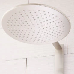 Signature Hardware 931424 Correia Thermostatic Shower Panel - Brushed Nickel -Warm Bathroom fde181060d3c3d54 0200 w800 h800 b0 p0