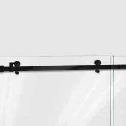 DreamLine Enigma Air 56-60x76 Frameless Sliding Shower Door, Satin Black -Warm Bathroom fe31e2ae038114cb 1207 w800 h800 b0 p0
