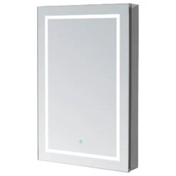 AQUADOM Royale Basic Bathroom Led Lighted Medicine Cabinet Left Hinge 24"x30"x5"
