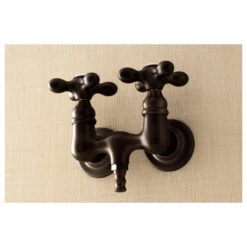 Kingston Brass AE38T Vintage Wall Mounted Clawfoot Tub Filler - Polished Chrome -Warm Bathroom fec11c8a00d0464b 7991 w800 h800 b1 p0