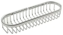 Ginger G502 Splashables 12" Oval Toiletry Basket - Chrome