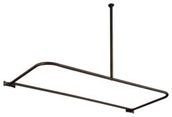 Kingston Brass D-Type Shower Rod, Oil Rubbed Bronze