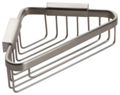 6" Deep Corner Basket Satin Nickel