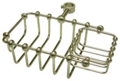Elements Of Design DS2148 Riser Mount Soap Basket - Satin Nickel
