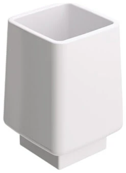 WS Bath Collections Dado 61221 Dado Wall Mounted Toothbrush - White