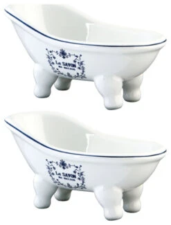 Kingston Brass BATUBSS.D 5-11/16" Miniature Ceramic Slipper - White