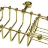 Kingston Brass 7" Riser Mount Soap Basket, Polished Brass
