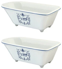 Kingston Brass BATUBR.D 5-5/8" Miniature Ceramic Classic Bathtub - White