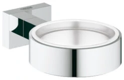 Grohe 40 508 1 Essentials Cube Wall Mounted Soap Dish Holder - Starlight Chrome