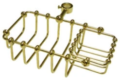 Elements Of Design DS2142 Riser Mount Soap Basket - Polished Brass (PVD)