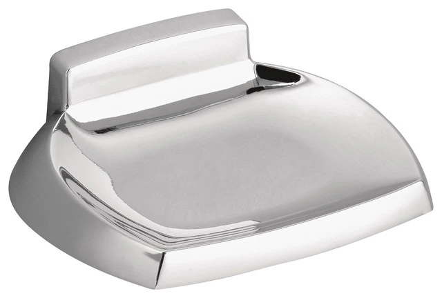 Moen Contemporary Chrome Soap Holder P5360 1 Moen Contemporary Chrome Soap Holder P5360