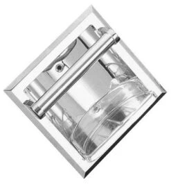 PROFLO PFLLRSH Recessed Soap Holder And Grab Bar - Chrome