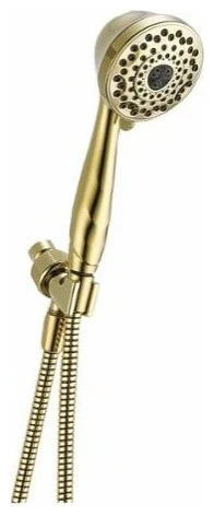 Delta 7-Setting Shower Mount Hand Shower, Polished Brass, 59346-PB-PK