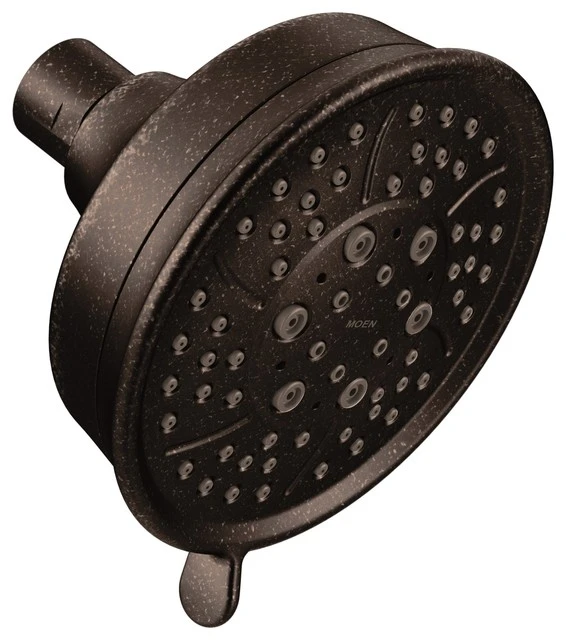 Moen Oil Rubbed Bronze 4-Function 4-3/8" Diameter Spray Head Standard 3638ORB 1 Moen Oil Rubbed Bronze 4-Function 4-3/8" Diameter Spray Head Standard 3638ORB