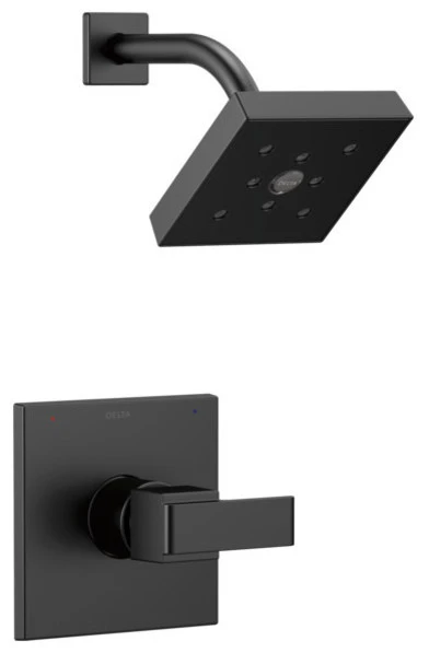 Delta Ara Monitor 14 Series H2Okinetic Shower Trim, Matte Black, T14267-BL 1 Delta Ara Monitor 14 Series H2Okinetic Shower Trim, Matte Black, T14267-BL