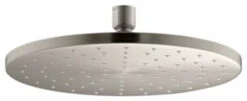 Kohler 10" Contemporary Round 2.5 GPM Rainhead, Vibrant Brushed Nickel