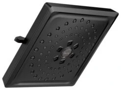 Delta H2Okinetic 3-Setting Raincan Shower Head, Matte Black, 52684-BL