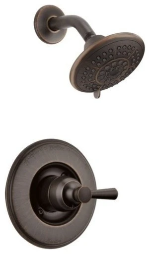 Delta Linden Monitor 14 Series Shower Trim, Venetian Bronze, T14293-RB 1 Delta Linden Monitor 14 Series Shower Trim, Venetian Bronze, T14293-RB