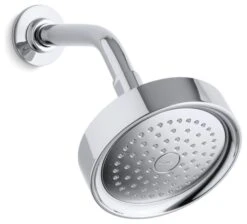 Kohler Purist 2.5 GPM 1-Function Wall-Mount Showerhead, Polished Chrome