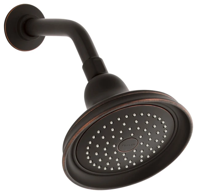 Kohler Bancroft 2.5 GPM Single-Function Showerhead, Oil-Rubbed Bronze 1 Kohler Bancroft 2.5 GPM Single-Function Showerhead, Oil-Rubbed Bronze