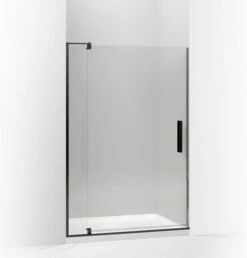 Kohler Revel Pivot Shower Door, 70"H X 43-1/8 - 48"W, Anodized Dark Bronze