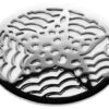 Shower Drain Cover - Star Fish Shower Drain - Oceanus Series, Polished Stainless