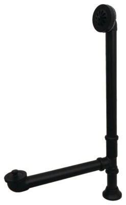 Kingston Brass Clawfoot Tub Drain, Matte Black