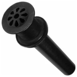 1.5" Teardrop Drain, Matte Black