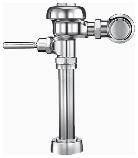 Sloan 111-1.28 DFB Manual Flush Top Spud Flushometer For Floor - Chrome 1 Sloan 111-1.28 DFB Manual Flush Top Spud Flushometer For Floor - Chrome