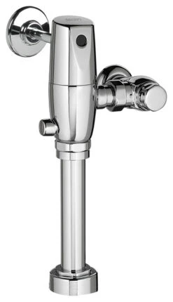 Exposed Selectronic Toilet Flush Valve, Base Model, 1.1 GPF, 1.1 GPM, Chrome