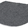Non Slip Contemporary Bathroom Lid Covers, Relax, Anthracite