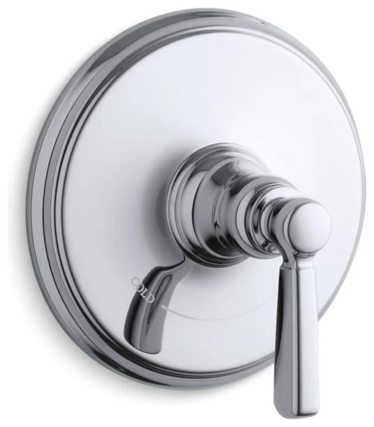 Kohler Bancroft Valve Trim For Thermostatic Valve, Polished Chrome 1 Kohler Bancroft Valve Trim For Thermostatic Valve, Polished Chrome